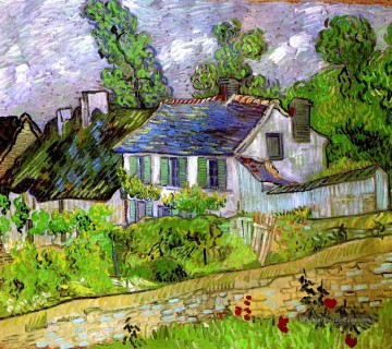 Maisons à Auvers Vincent van Gogh Peinture à l'huile